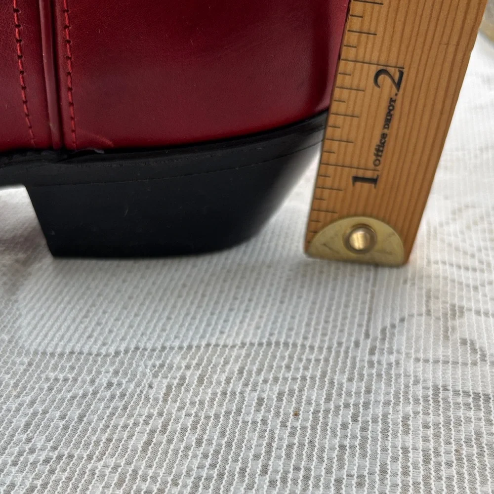 Code West Red Western Cowboy Boots - Picture 12 of 16